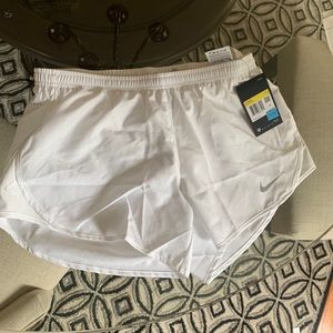 White Nike Shorts Small